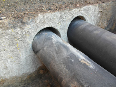 ground loop pipes