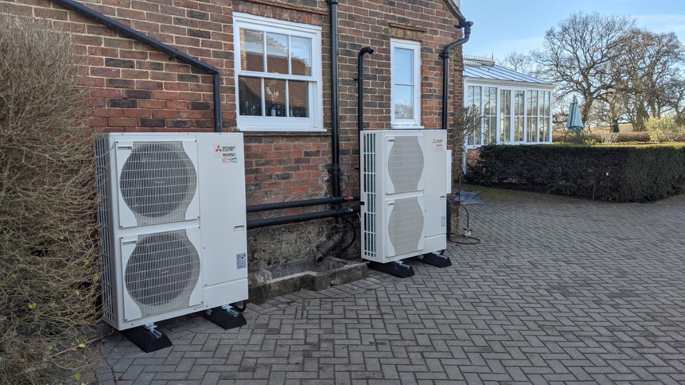 a picture of a Air Source Heat Pump
