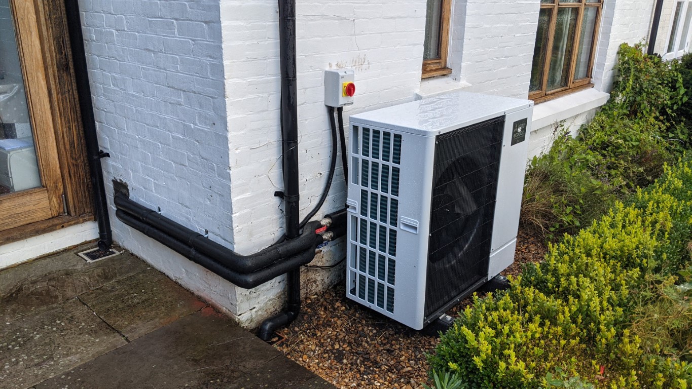 a picture of a Air Source Heat Pump